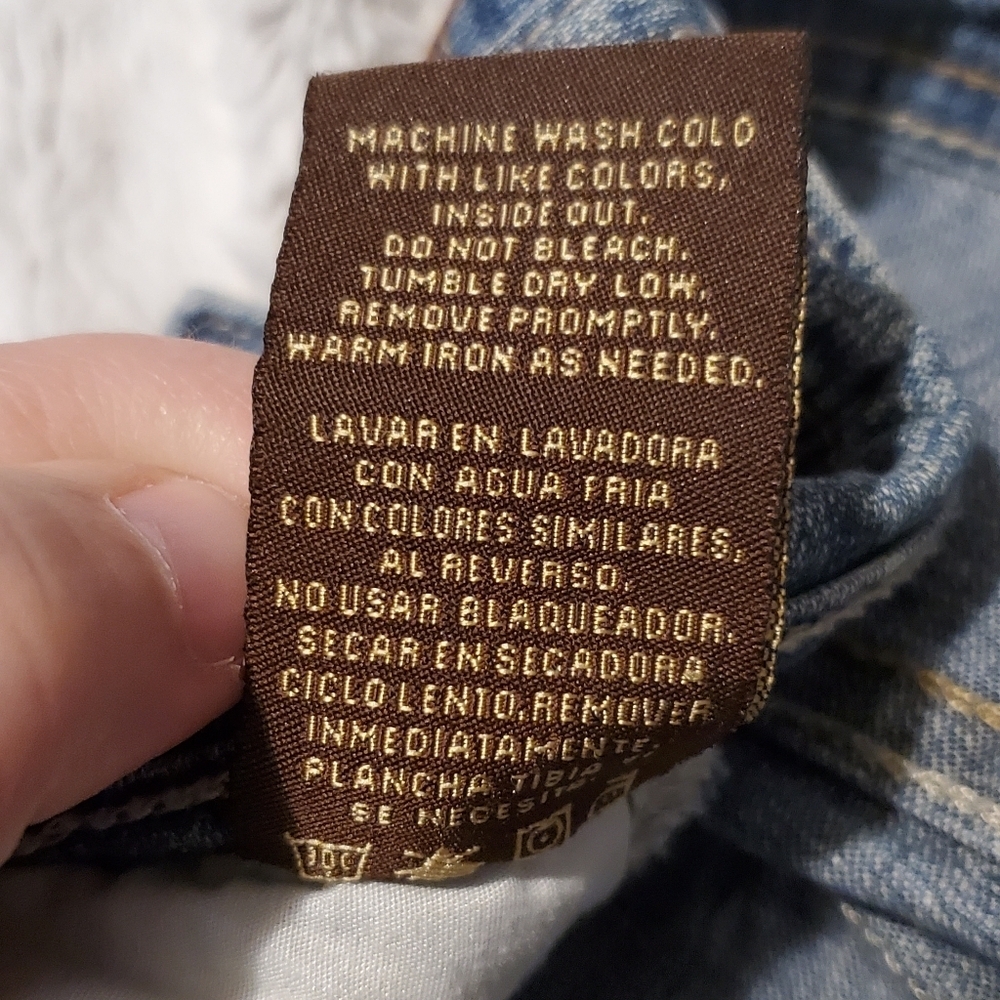 Vtg Women Foster Regular Jeans 16 Medium Wash Blue - Picture 6 of 8